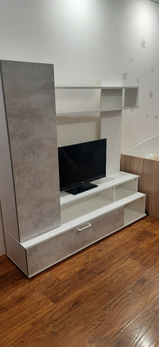 Готовая гостиная Jimenez дуб венге / белый глянец фото покупателя 122