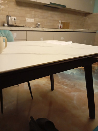 Керамический стол Норман 120(180)х80 shakespeare black / черный фото покупателя 35