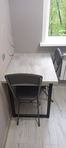 Стол Форли бетон / черный матовый фото покупателя 2