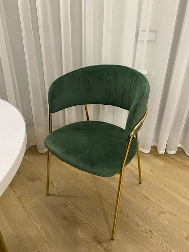 Стул на металлокаркасе Kamelia gold / gray фото покупателя 41