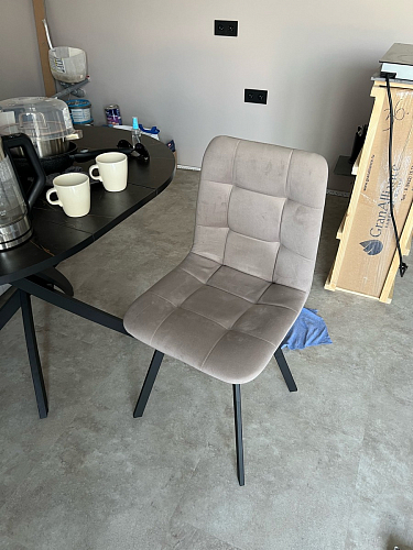 Комплект стульев Чилли 2 шт бежевый / черный фото покупателя 279