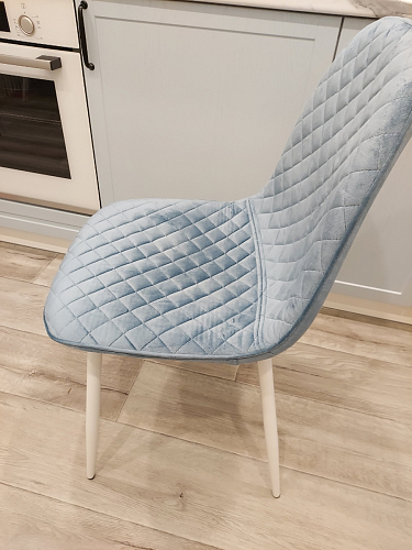 Стул на металлокаркасе Capri dark beige / white фото покупателя 35