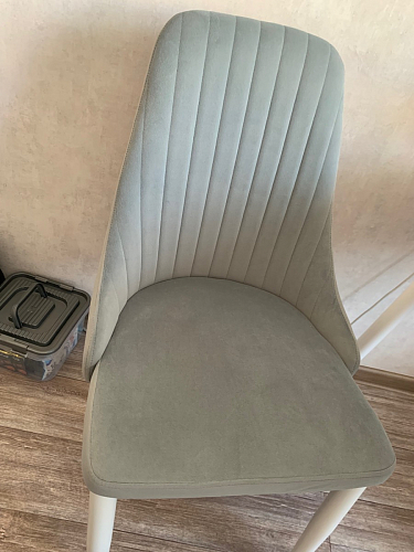 Стул на металлокаркасе Kora green / black фото покупателя 262