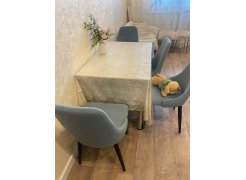 Стул на металлокаркасе Kora beige / black фото покупателя 16