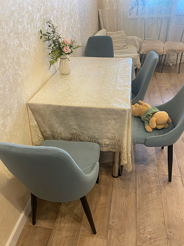 Стул на металлокаркасе Kora beige / black фото покупателя 16