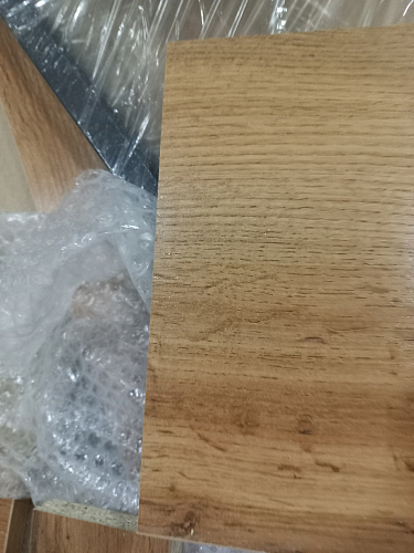 Письменный стол Лео Лофт черный матовый / дуб делано темный фото покупателя 10