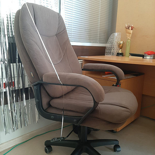 Компьютерное кресло Comfort lux серый фото покупателя 112