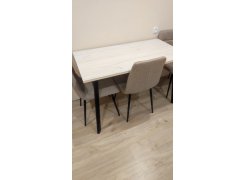 Деревянный стол Барон О 200 х 90 черная пленка шагрень / белый фото покупателя 33