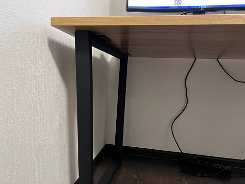 Стол Лота Лофт 120 32 мм бетон / черный матовый фото покупателя 493