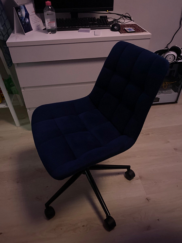 Компьютерное кресло Честер кирпичный / черный фото покупателя 15