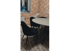 Стул на металлокаркасе Gabi green / black фото покупателя 556