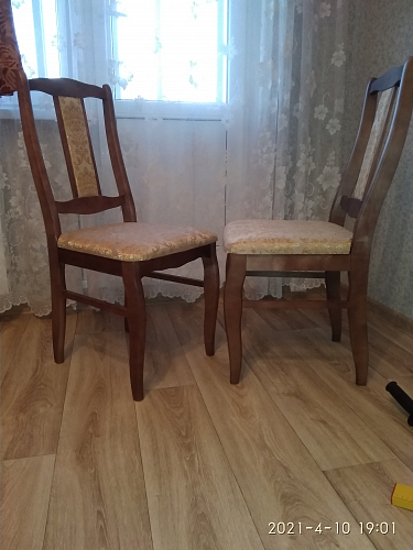 Деревянный стул Киприан бежевый / молочный фото покупателя 7