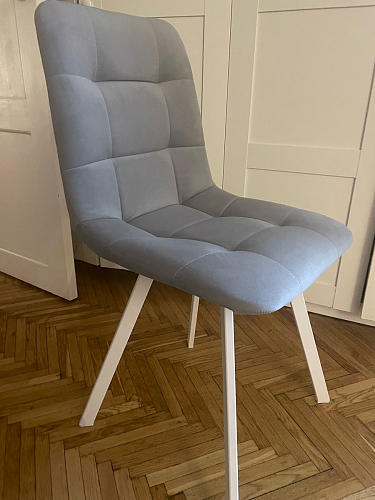 Стул на металлокаркасе Чилли черный / зеленый фото покупателя 1011