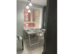 Деревянный стол Лота Лофт 120(160)х75 черный матовый / бетон светлый фото покупателя 302