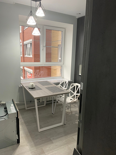 Стол раскладной Лота Лофт 120 25 мм юта / черный матовый фото покупателя 302