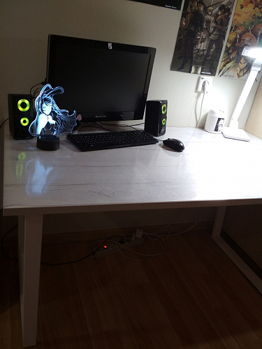 Деревянный стол Лота Лофт 140х80 дуб крафт табачный / черный матовый фото покупателя 400