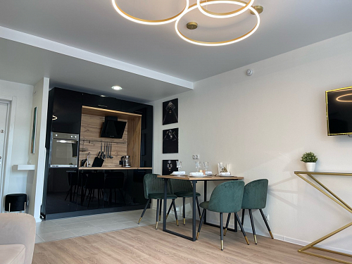 Стул на металлокаркасе Gabi dark beige / black / silver фото покупателя 10