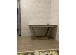 Стол Иматра 140 белый / дуб вотан фото покупателя 3