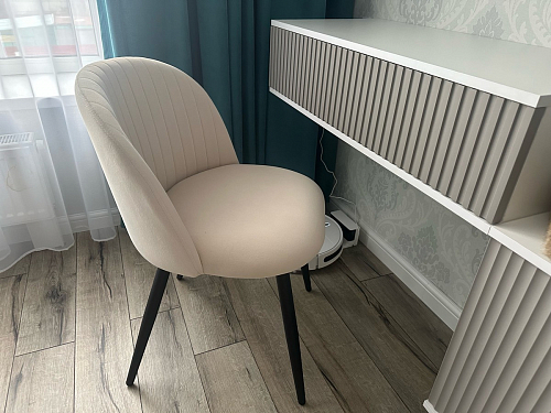 Стул на металлокаркасе Gabi gray / black фото покупателя 210