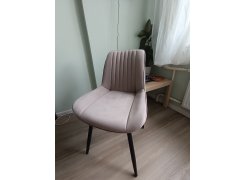 Стул на металлокаркасе Седа К крутящийся светло-серый  / белый фото покупателя 329