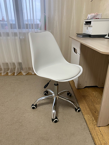 Компьютерное кресло Kolin cappuccino / chrome фото покупателя 55