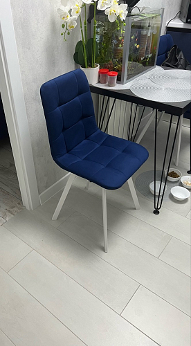 Стул на металлокаркасе Чилли зеленый / черный фото покупателя 708