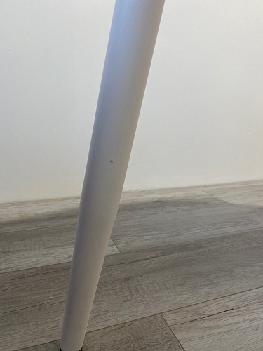 Стеклянный стол Анселм белый фото покупателя 3