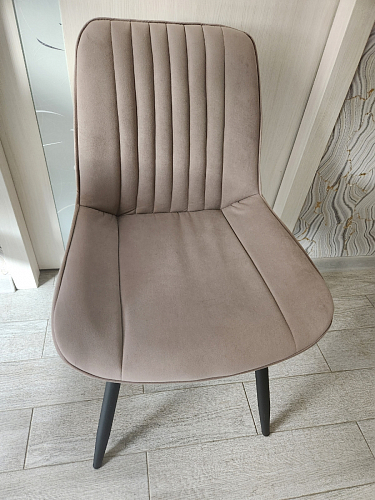 Стул на металлокаркасе Седа К кирпичный / черный фото покупателя 334