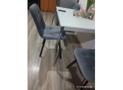 Стул на металлокаркасе Чилли розовый / черный каркас фото покупателя 534