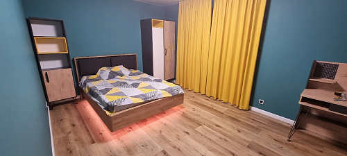 Двуспальная кровать Клауд 160х200 парящая дуб крафт золотой / антрацит фото покупателя 84