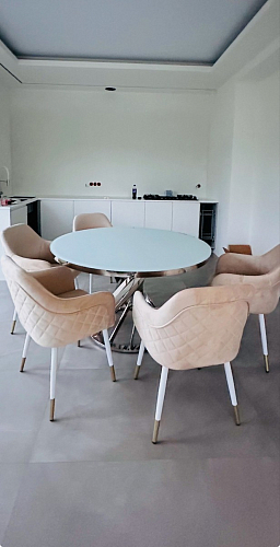 Стол Twist steel / white фото покупателя 15