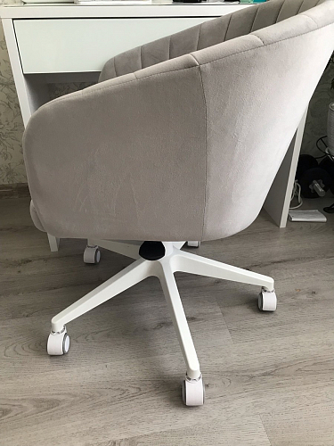 Компьютерное кресло Тибо светло-коричневый / белый фото покупателя 144