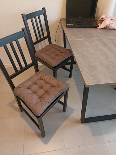 Стол раскладной Лота Лофт 120 25 мм юта / черный матовый фото покупателя 888