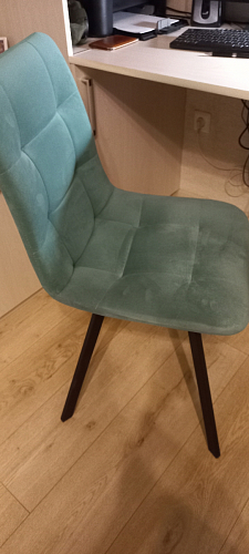 Стул на металлокаркасе Чилли бежевый / белый каркас фото покупателя 1160