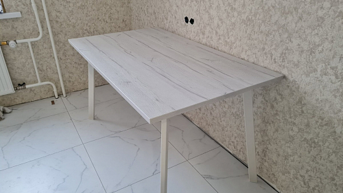 Стол Тринити Лофт 120 32 мм дуб галифакс табако / черный матовый фото покупателя 231