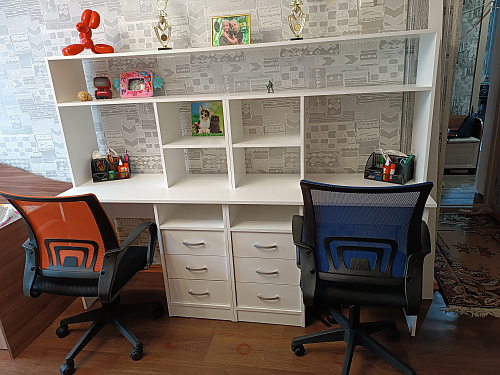 Письменный стол Хит-55 белый фото покупателя 1