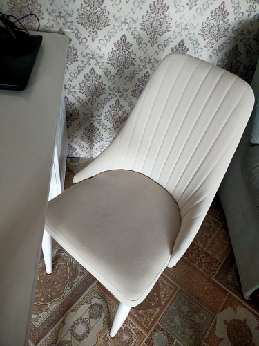 Стул на металлокаркасе Kora white фото покупателя 193