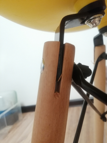 Пластиковый стул Eames PC-015 серо-голубой / дерево фото покупателя 300