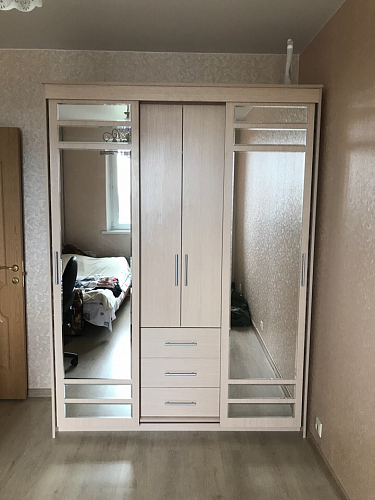 Шкаф-купе ШК-05 дуб сонома / дуб сонома фото покупателя 4