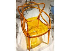 Пластиковый стул Masters прозрачный / зеленый из шоурума 4