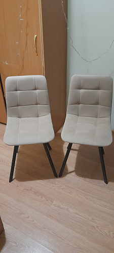 Стул на металлокаркасе Чилли зеленый / черный фото покупателя 1185