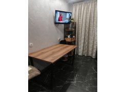 Стол Лота Лофт 140 25 мм черный матовый / бетон фото покупателя 334