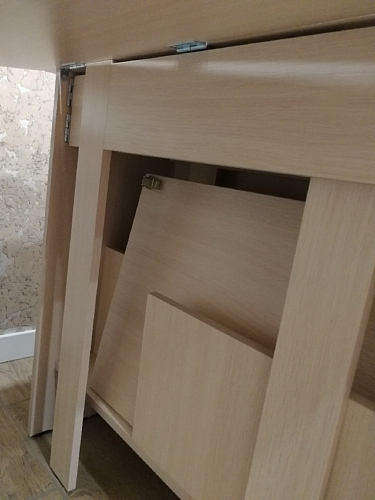 Стол обеденный раздвижной СтК7 дуб молочный фото покупателя 199