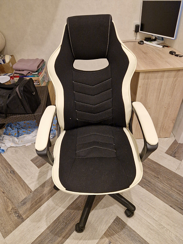 Компьютерное кресло Gamer черное / бежевое фото покупателя 57