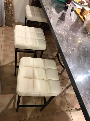 Барный стул Лофт катания минт / белый матовый фото покупателя 111