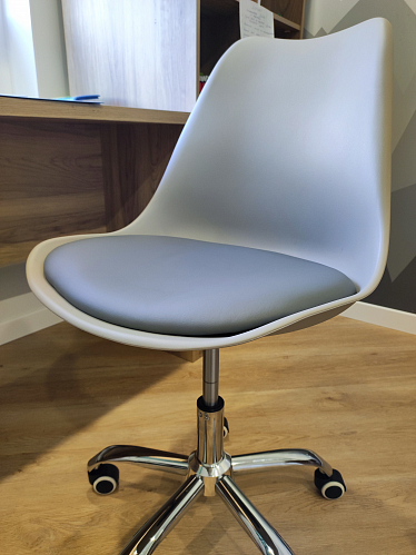 Компьютерное кресло Kolin gray / chrome фото покупателя 83