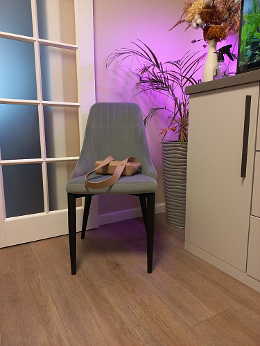 Стул на металлокаркасе Kora white / gray фото покупателя 285