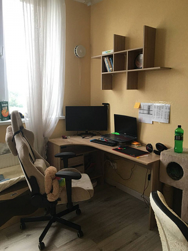 Письменный стол СПм-25 левый дуб сонома фото покупателя 35