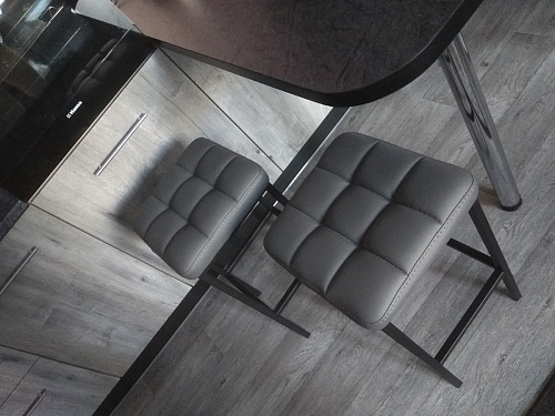 Барный стул Лофт линкольн белый / белый матовый фото покупателя 113