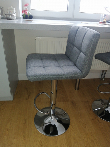 Барный стул Paskal коричневый / хром фото покупателя 11